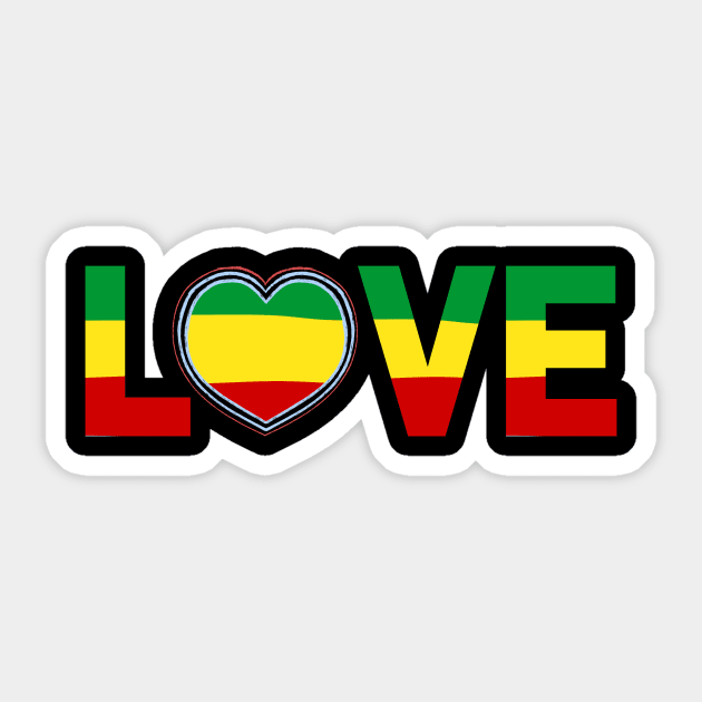 Ethiopia Sticker by Amharic Avenue